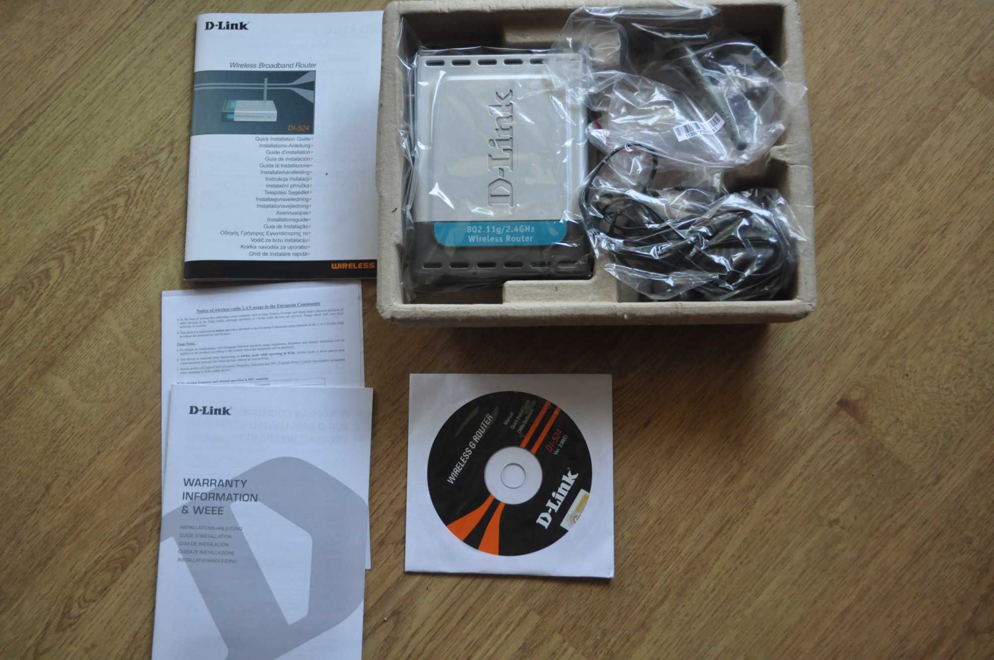 Router D-Link. Stacjonarny bardzo mocny sygnał WiFi. Nie na SIM.