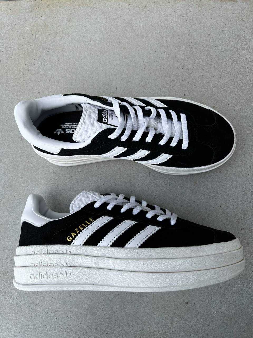 Adidas Gazelle Platform Black