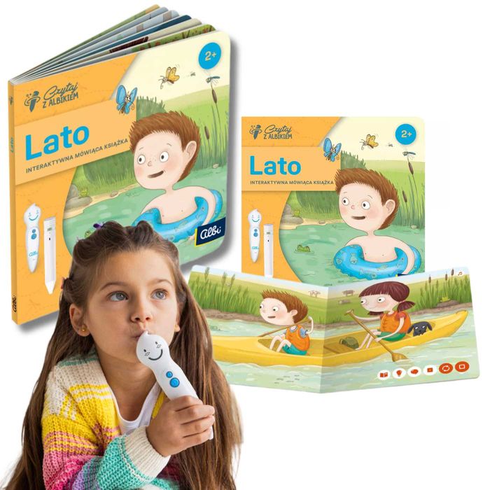 Czytaj z Albikiem INTERAKTYWNA Miniksiążka Lato dla Dzieci 2+ ALBIK