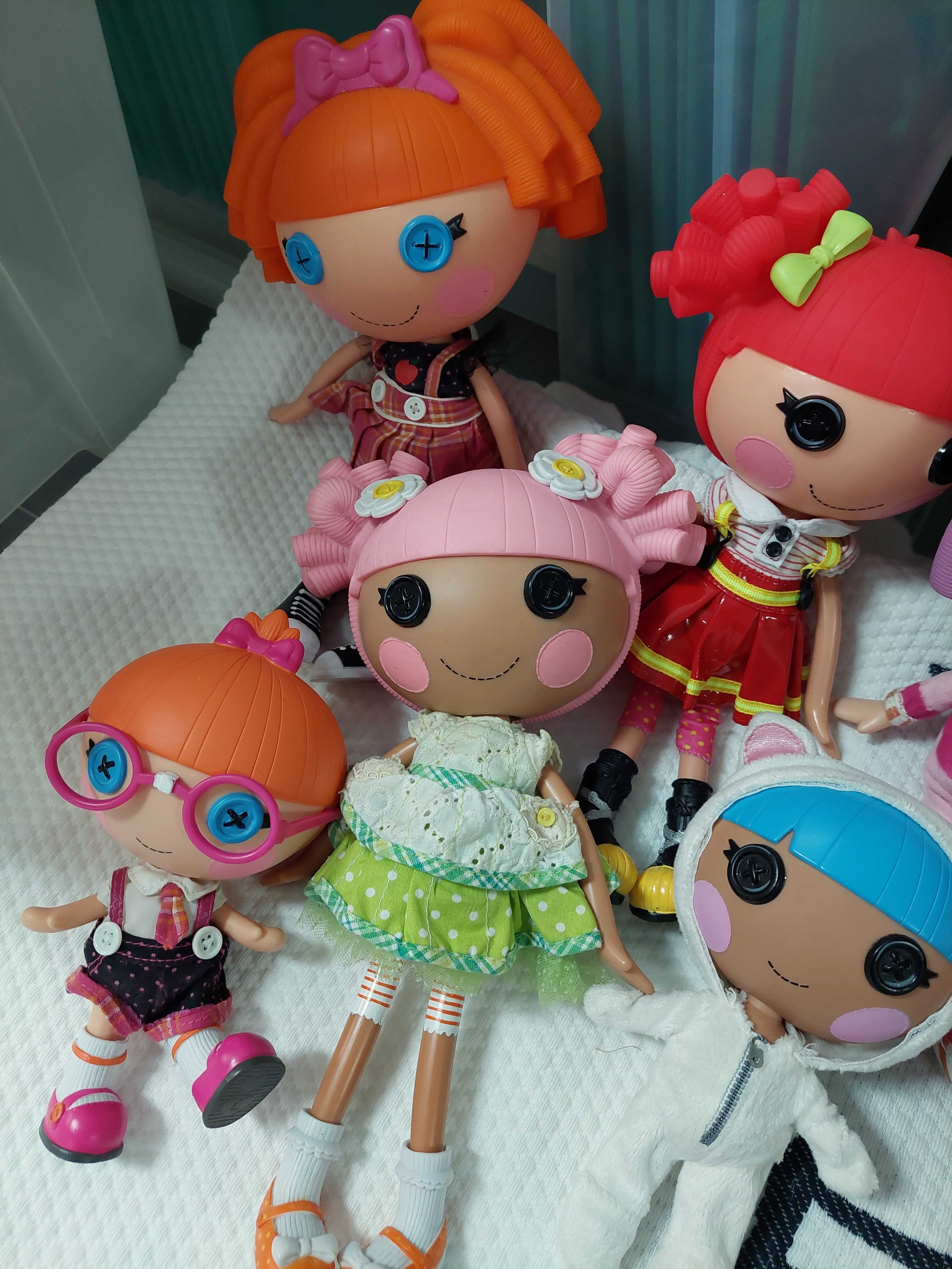 Conjunto 9 bonecas Lalaloopsy. Usadas como Novas