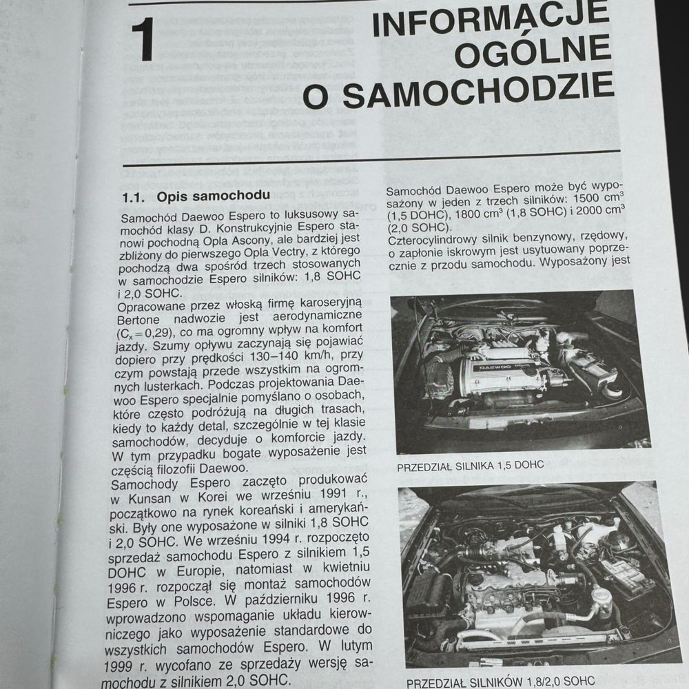 Naprawa i eksploatacja Daweoo Espero Edward Morawski J/1118
