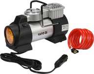 Kompresor samochodowy zestaw z lampką LED 12V 180W YATO YT-73460