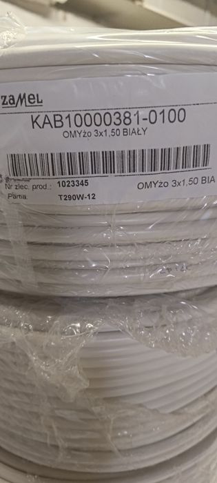 Przewód elektryczny kabel linka 3x2.5 NKT.
