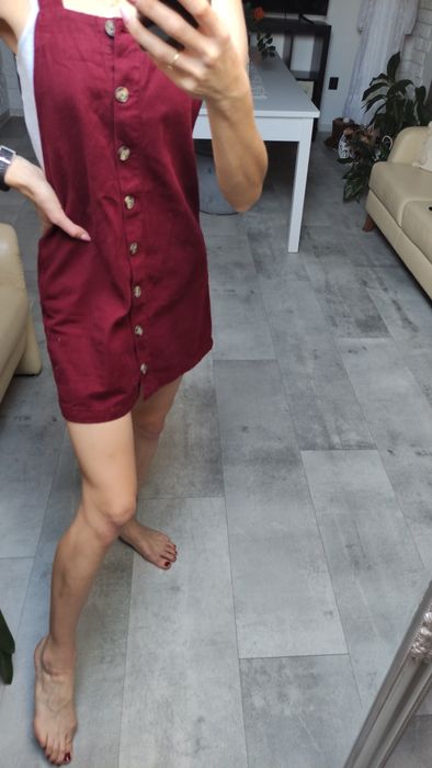 Sukienka na szelkach rozm S