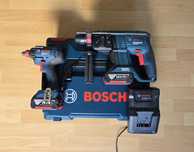 BOSCH MłotoWiertarka GBH 180-LI + Klucz Udarowy GDX 18V-180 Aku ZESTAW
