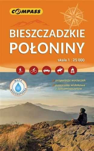 Mapa tur. - Bieszczadzkie Połoniny 1:25 000 lam