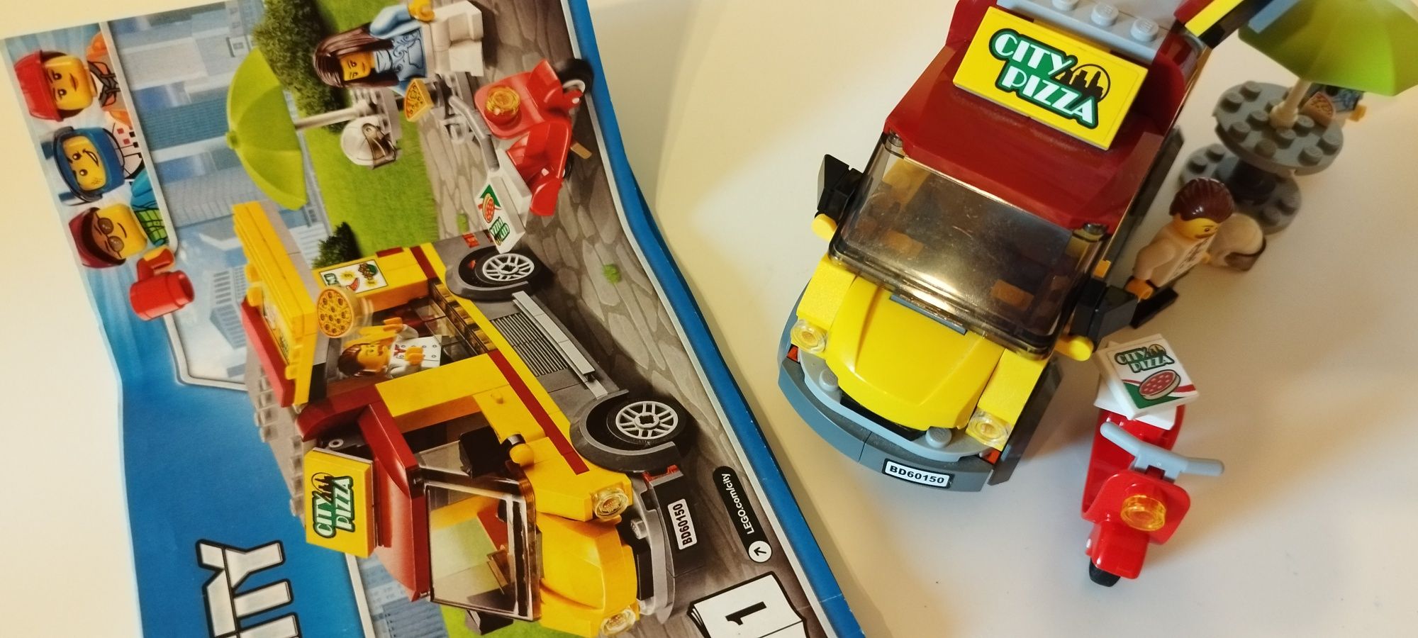 LEGO City 60150 Foodtruck z pizzą