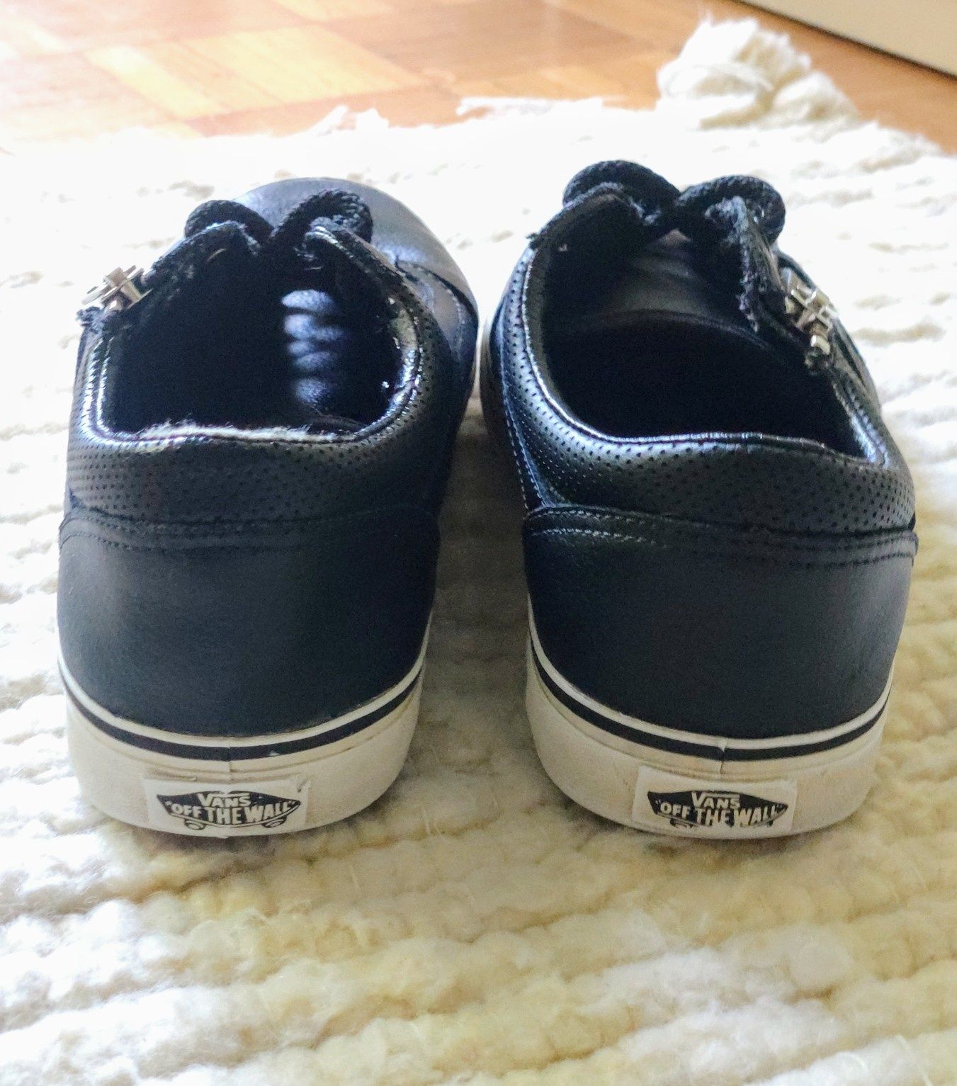 Czarne trampki / tenisówki – Vans – Old Skool Zip (40)