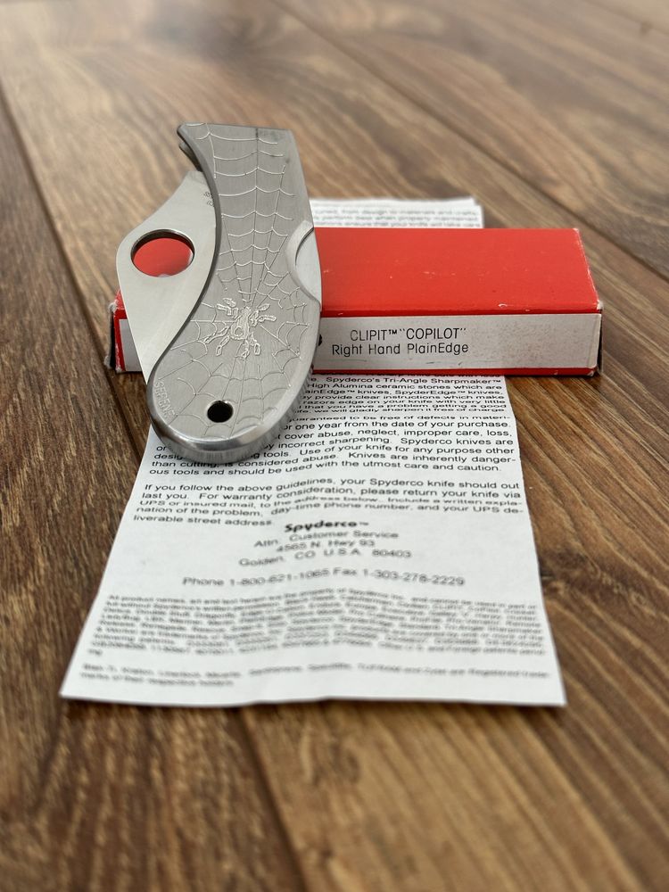 Spyderco CoPilot C09 1993 рік. Discontinued. Оригінал!