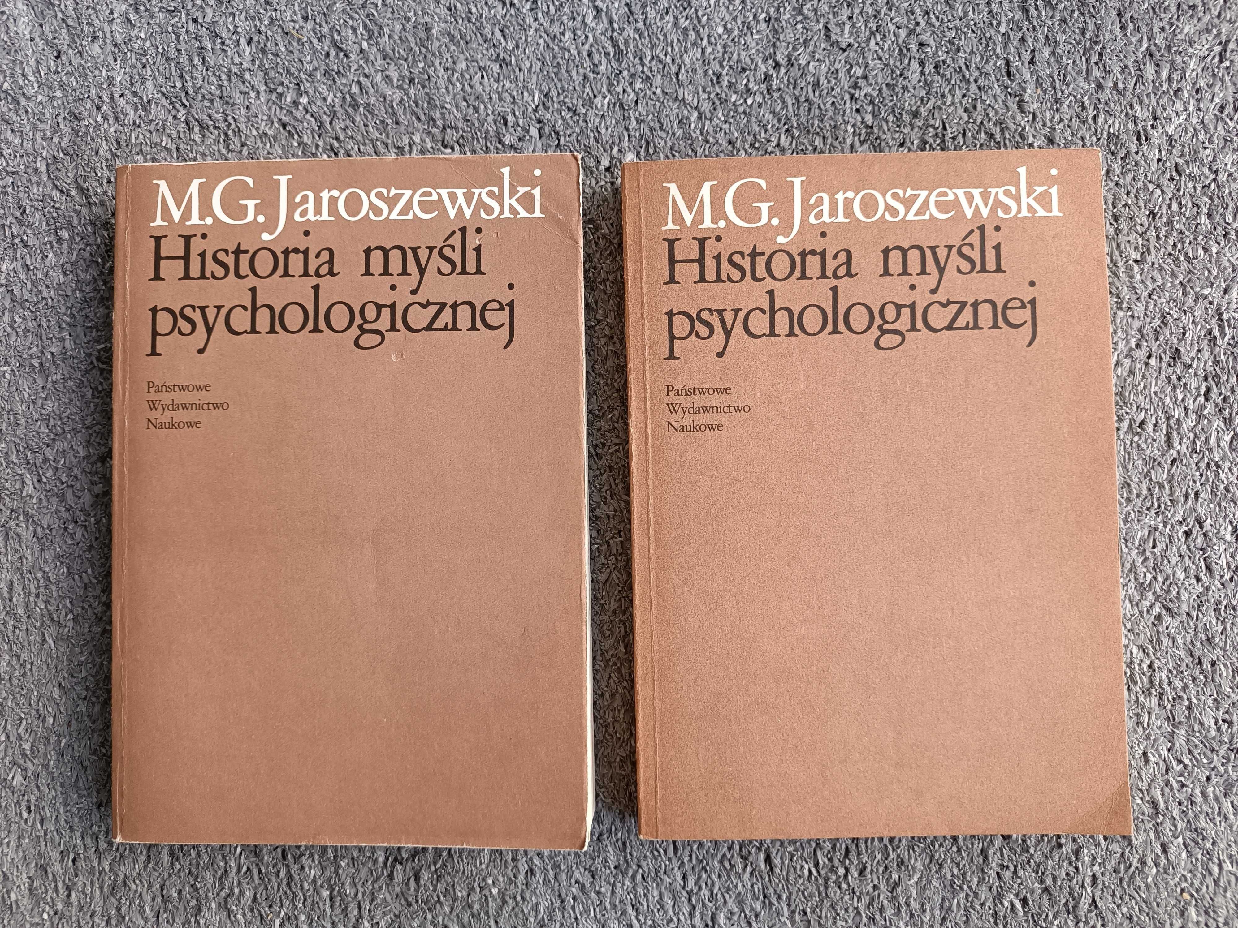 Książka Historia myśli psychologicznej część 1 i 2 - M.G.Jaroszewski
