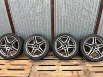 18 5x112 Felgi Skoda Audi Bmw VW Mercedes Borbet KBA51524, HANKOOK MS 20r