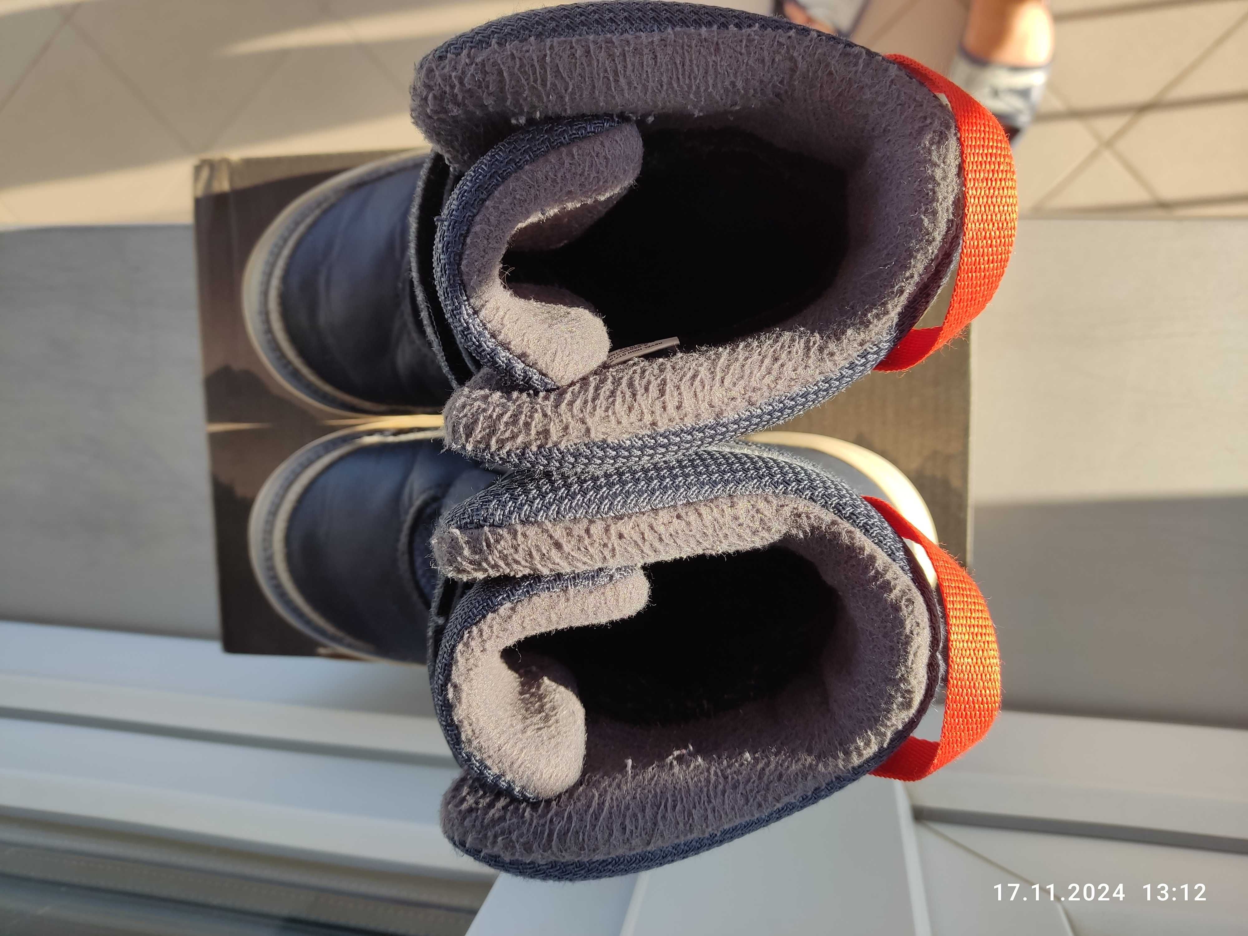 Buty zimowe dziecięce, kozaki dla chłopca firmy VIKING roz. 31