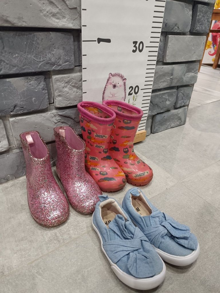 Kalosze i buciki dla dziewczynki
