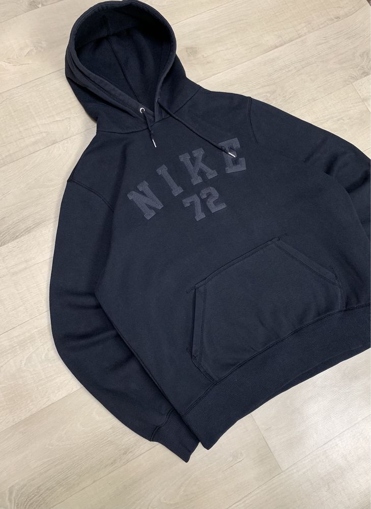 Чоловіча вінтажна кофта худі nike big logo