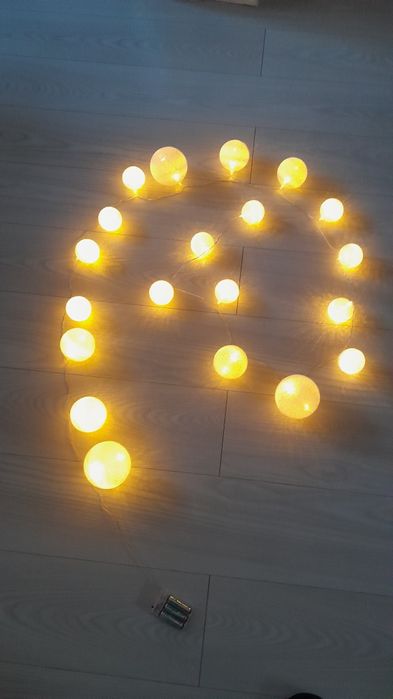 Lamki światełka na baterie 3 metry