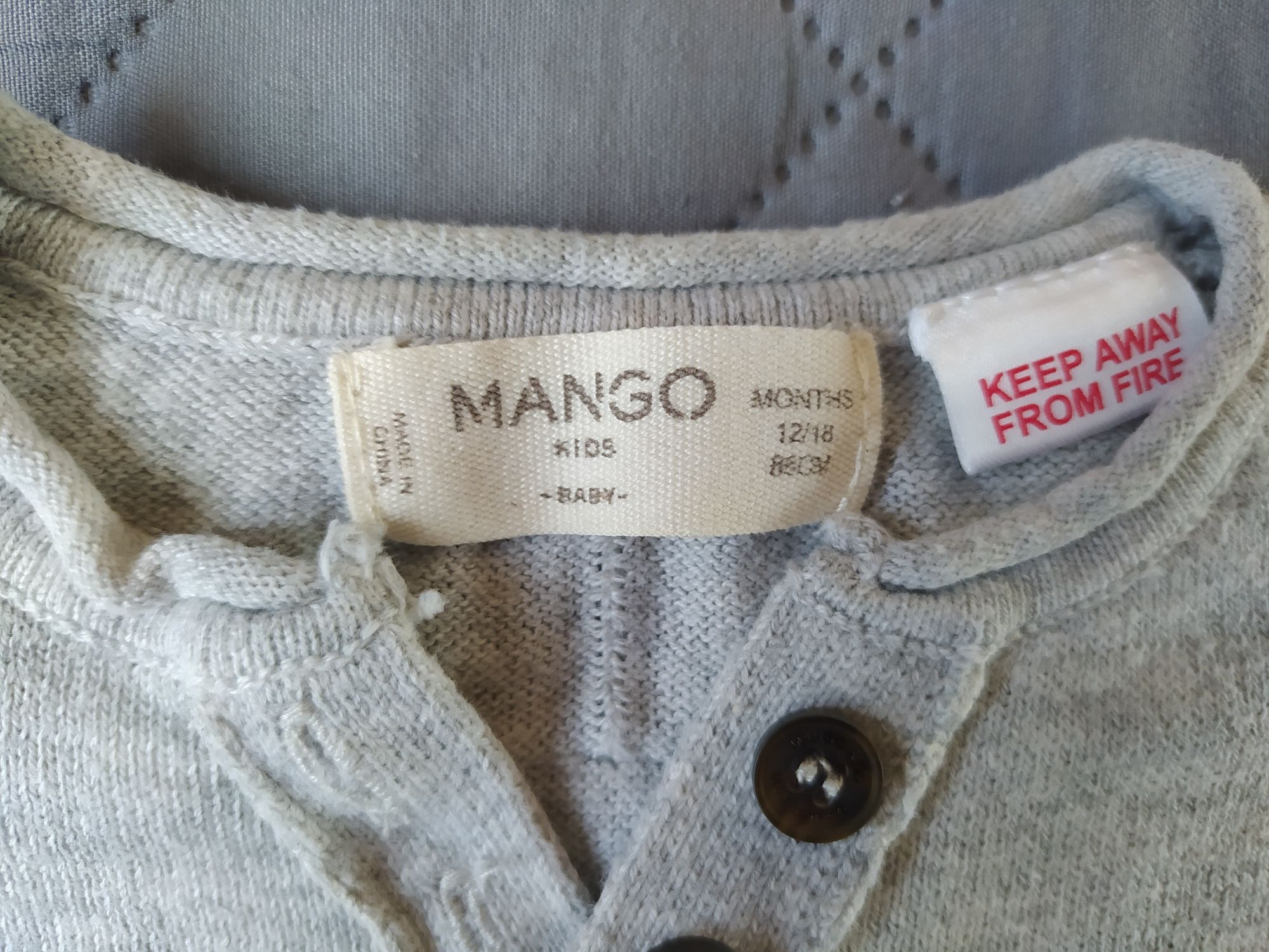 Dziecięcy sweterek Mango, rozmiar 86