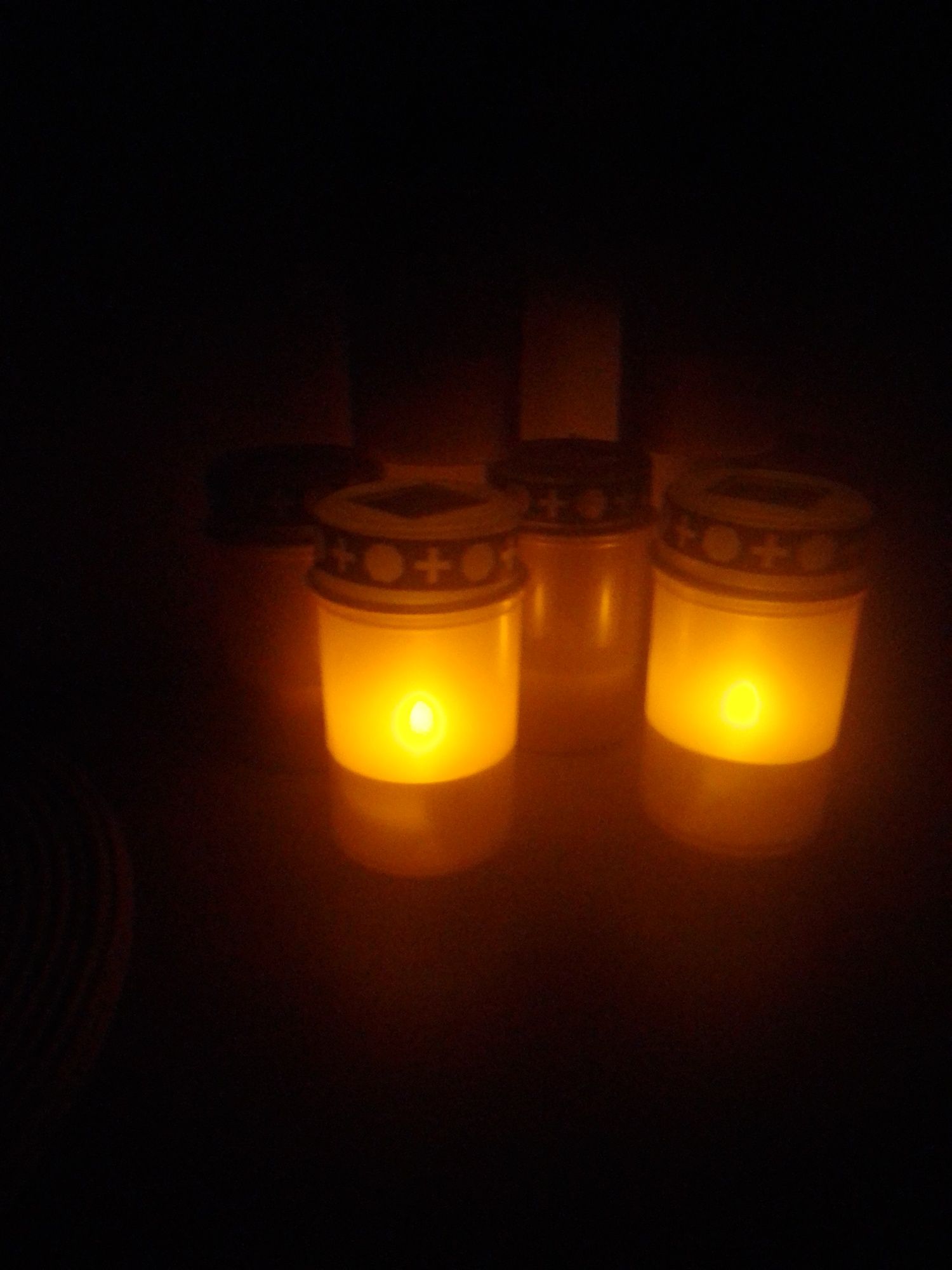 Znicz SoLarny Świeczka LED imitacja ognia Aku kup 5 gratis 6 wysylka