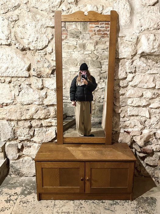 Lustro szafka toaletka vintage prl retro mid century