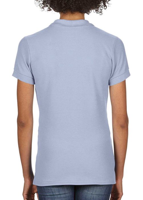 Koszulka polo damska GILDAN Pique Premium jasnoniebieska S