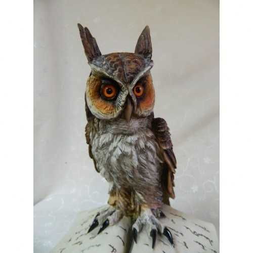 Статуэтка Сова на книгах Ermanno Farina Sculture Dear Italy