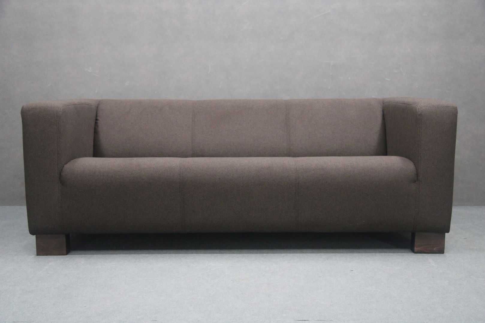 WYPOCZYNEK Komplet Brązowy materiał Sofa Fotel -45%! BGM24.pl B 5323