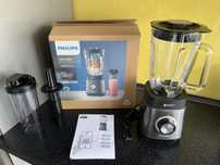 Blender Kielichowy Mikser Koktajler Philips HR3041/00 1200W + Bidon