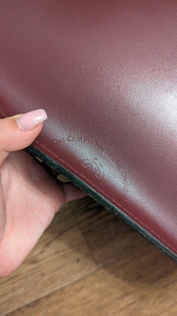 The Cambridge satchel сумка шкіряна як Dr martens бургунді бордова вел