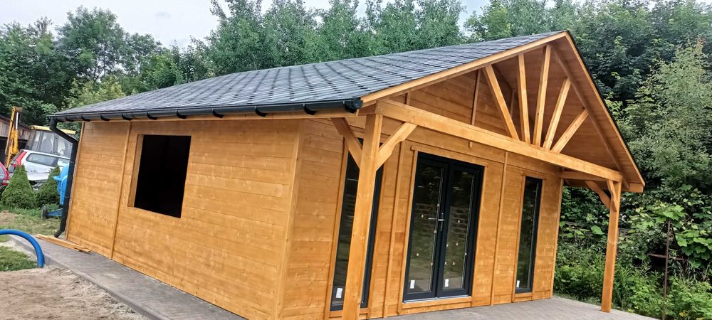 Domek Kordian drewniany na działkę, narzędziowy, domek letniskowy