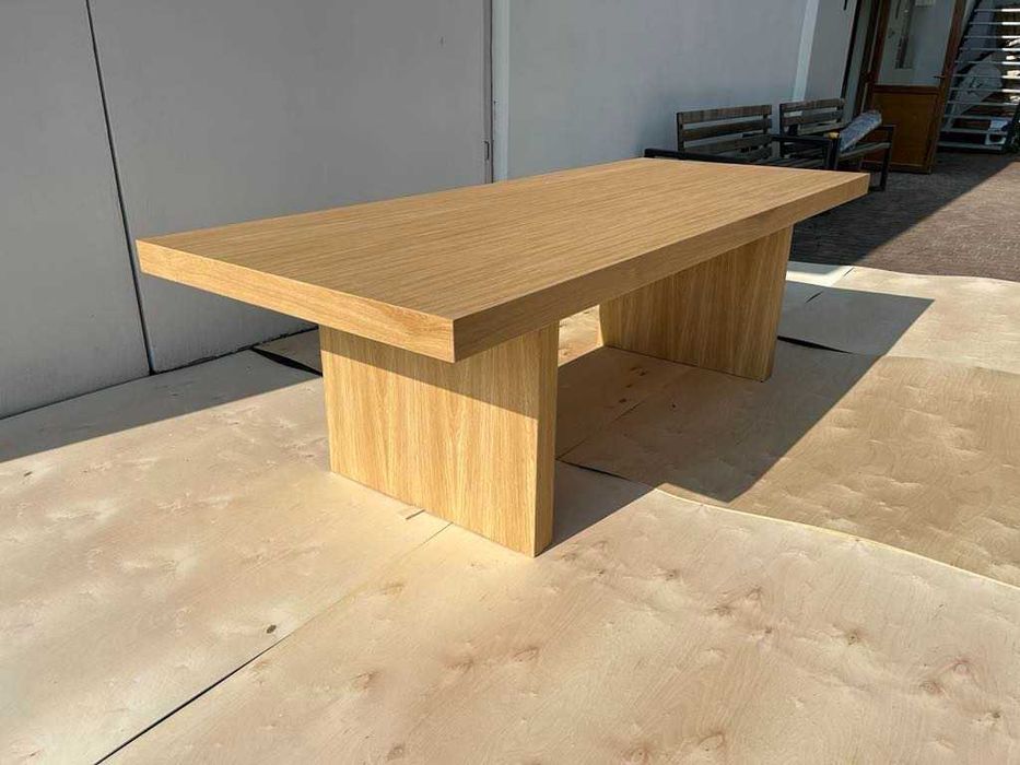 Stół nowoczesny 240x100 prostokątny na dwóch podstawach