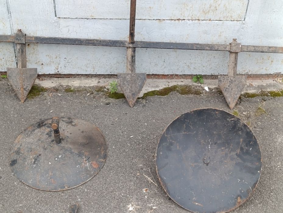 Диски, обгортачі, рало до мотоблока