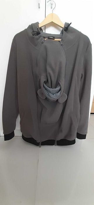Bluza/Polar ciążowa z wstawką dla niemowlaka