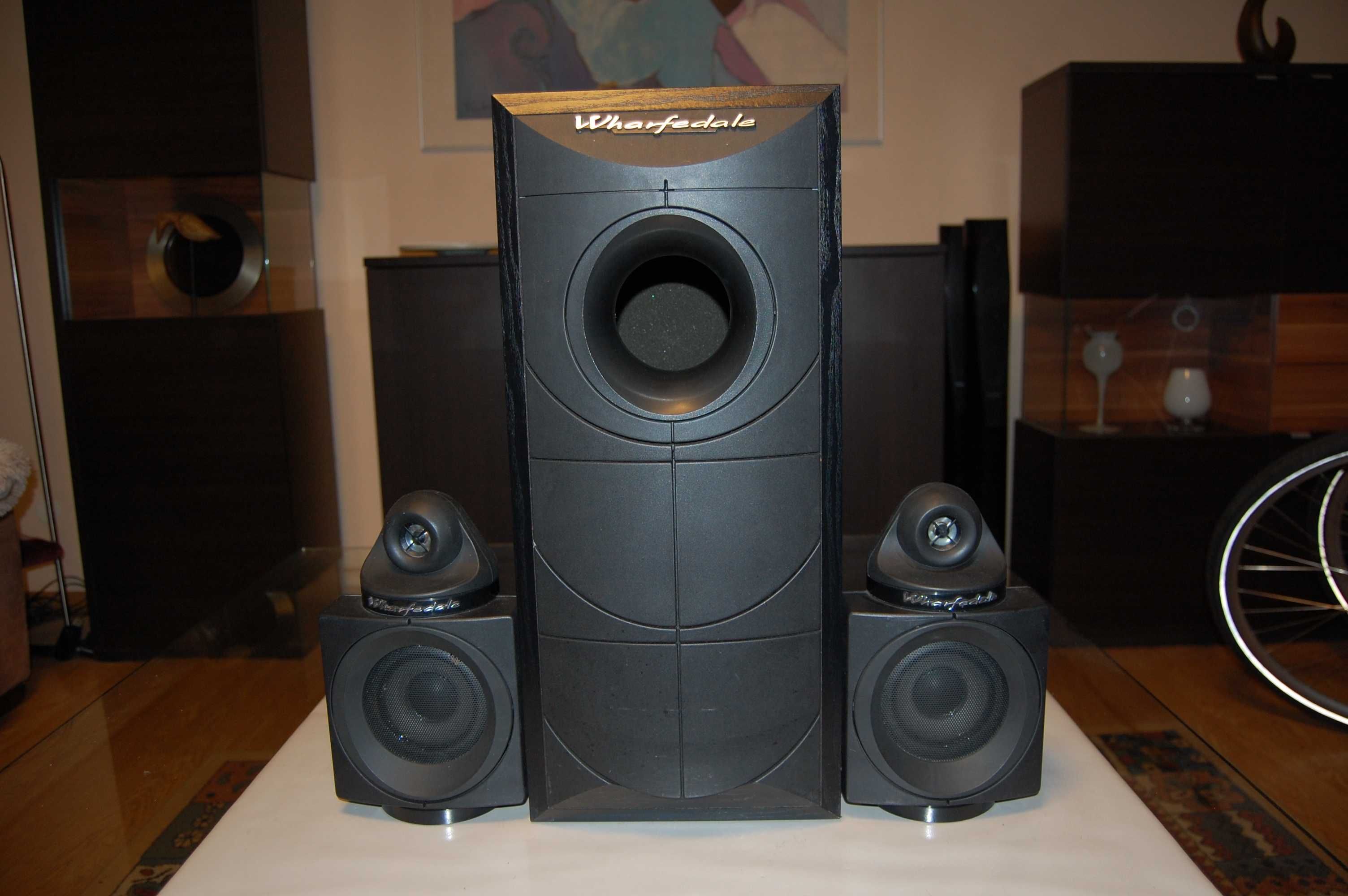 subwoofer Wharfedale 100 W plus satelitki