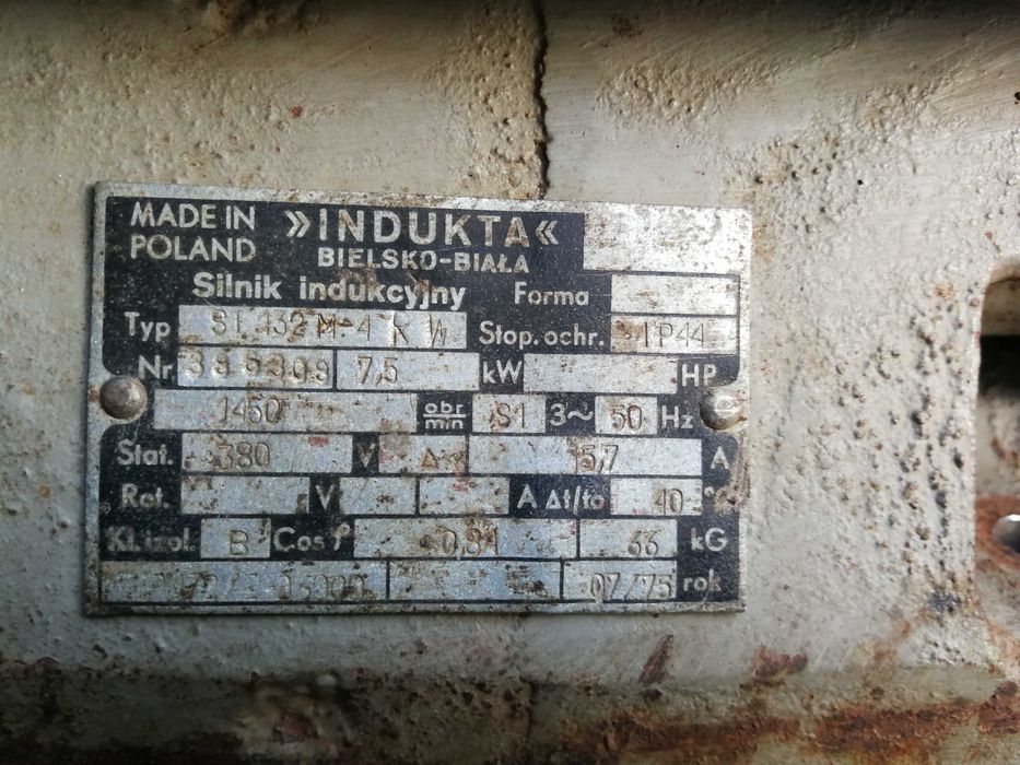 7,5 kW 1450 obr/min silnik elektryczny WYSYŁKA!!!