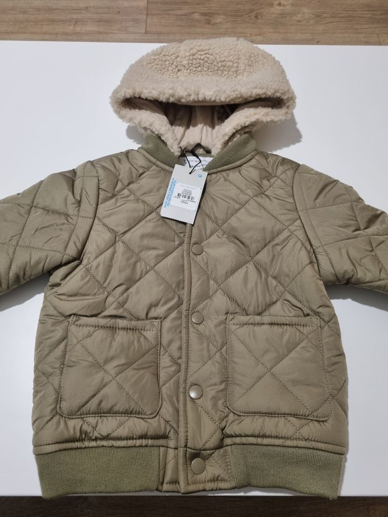 Nowa ocieplana kurtka dziecięca na kożuszku Primark r. 92cm 18-24m