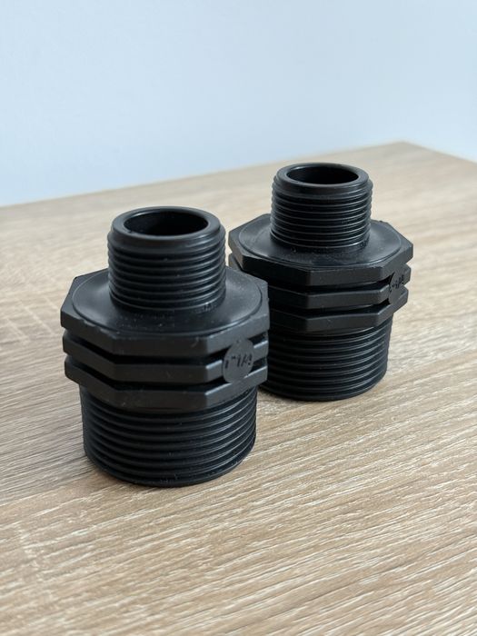 Zestaw 2 redukcji nypel GZ/GZ 1 1/4” → 3/4”