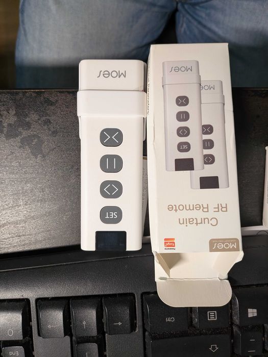 5 Controladores cortinas Moes Zigbee & RF433 + comando