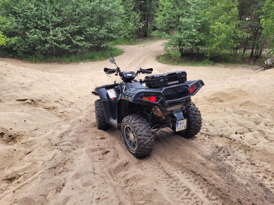 Polaris sportsman 850 EPS  z homologacją , zarejestrowany z pługiem !