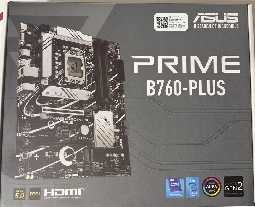 Płyta ATX Asus Prime B760 DDR5 PCIE5