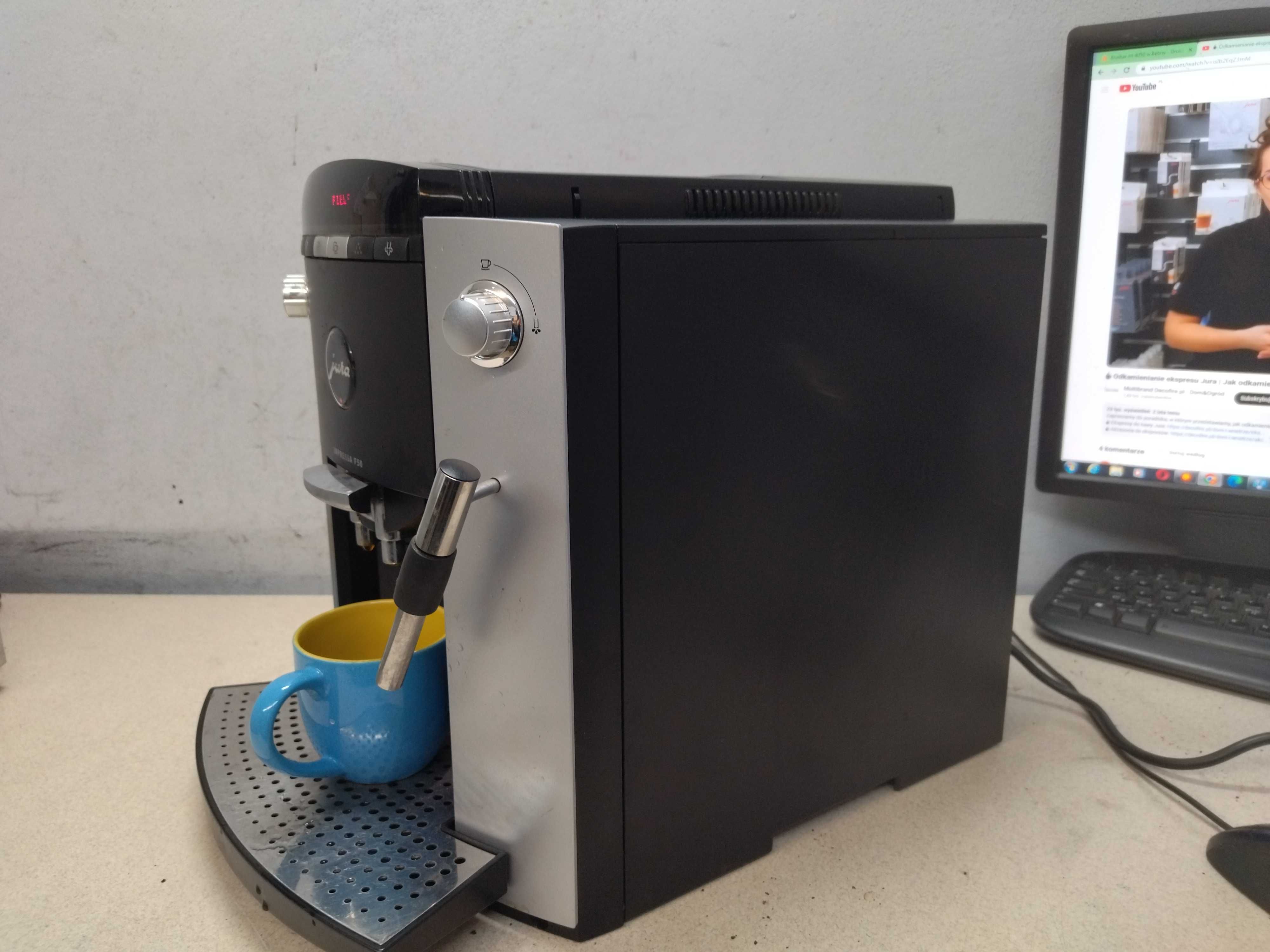 Ekspres do kawy ciśnieniowy Jura Impressa F50 po serwisie