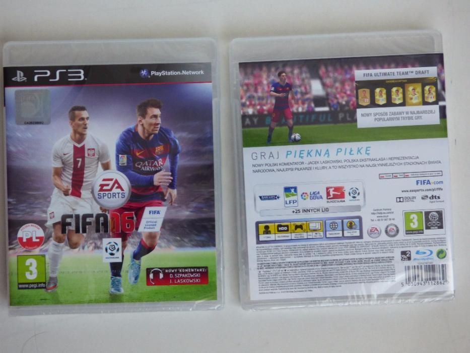 Fifa 16 2016 PS3 nowa folia wersja PL