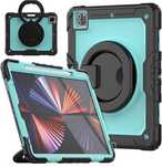 Etui do iPad Pro 5/4/3 12.9" z Podstawką i Paskiem na Ramię Zielone