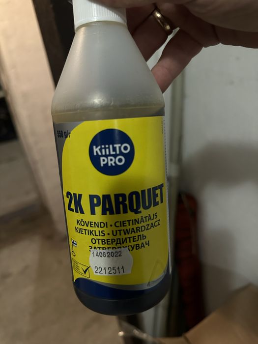 Затверджувач для клею БЛОК (12шт) Kiilto 2K Parquet 0.55 кг