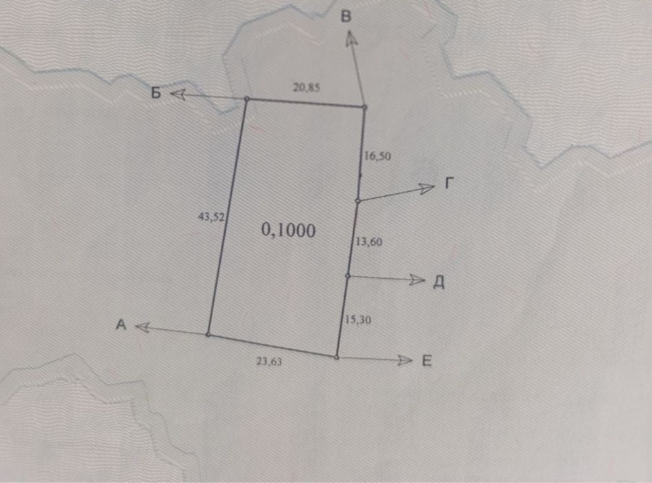 Продаж 10-соток під будівництво правильної форми по Саксаганського