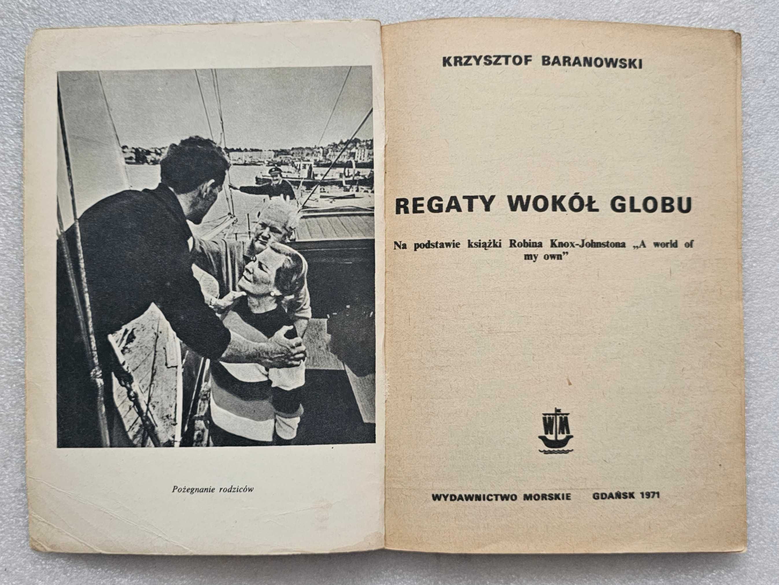 REGATY WOKÓŁ GLOBU Krzysztof Baranowski Miniatury Morskie