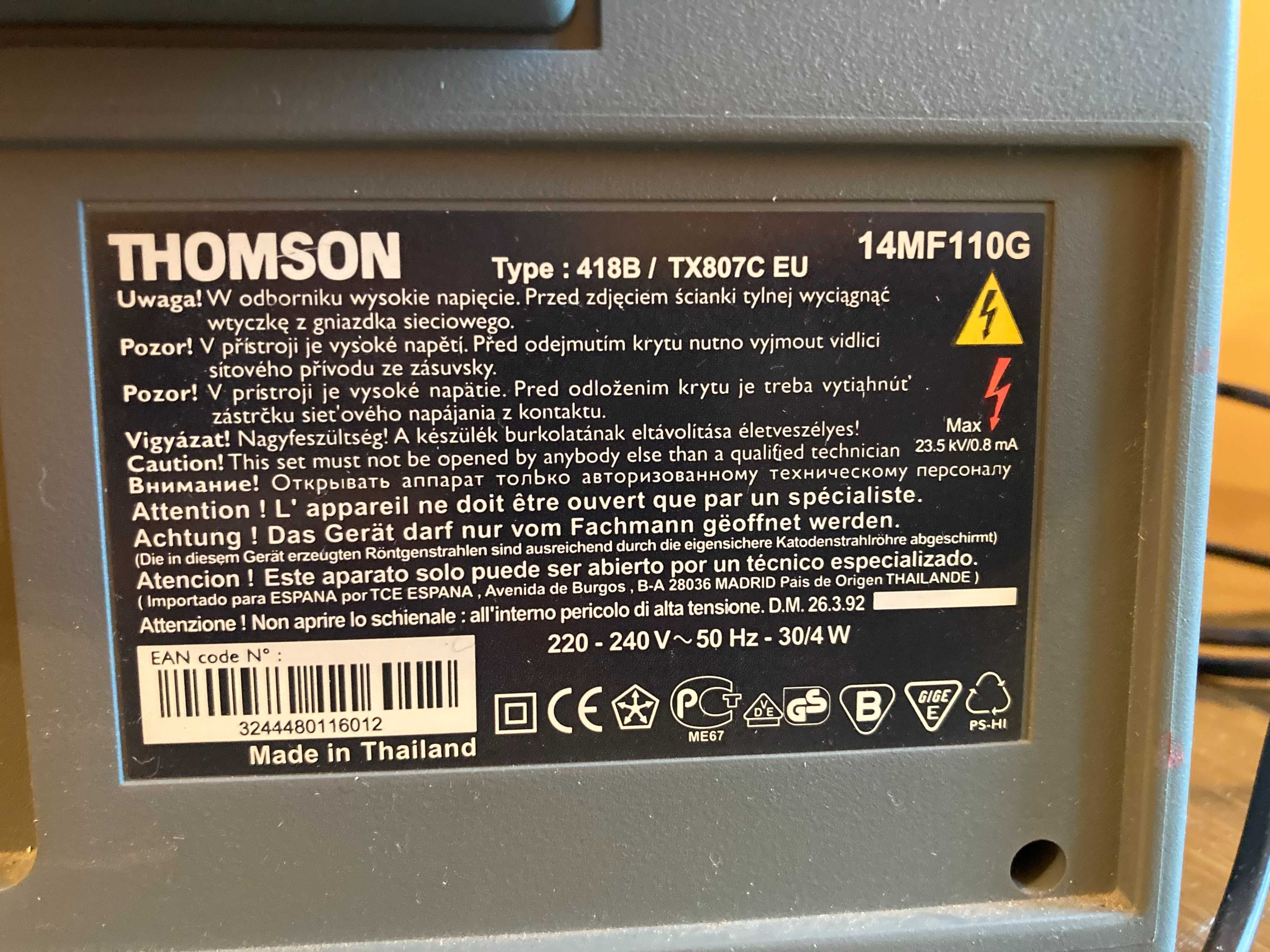 Телевизор Thomson 14MF110G
