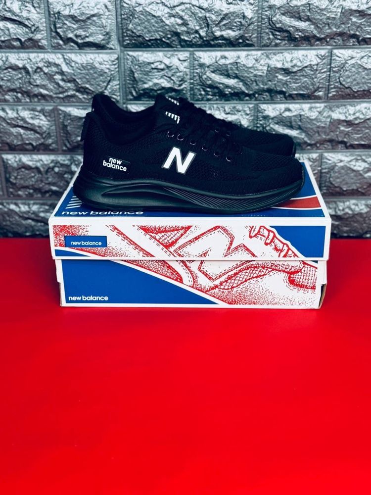 New Balance Кроссовки мужские Спортивные черные летние кросовки