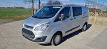 Ford Transit Custom WEBASTO ,6osobowy , zarejestrowany ,HAK