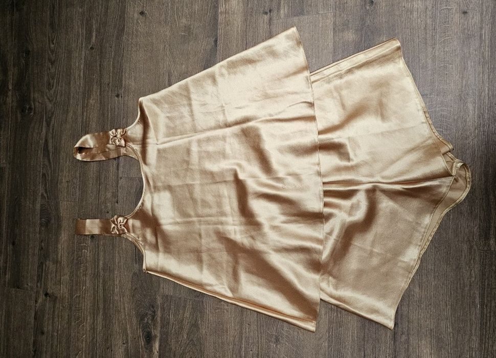 Pizamka L zlota piekna