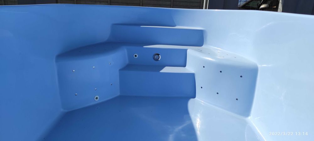 Całoroczny basen 10 os masaż pokrywa LED balia jacuzzi sauna transport