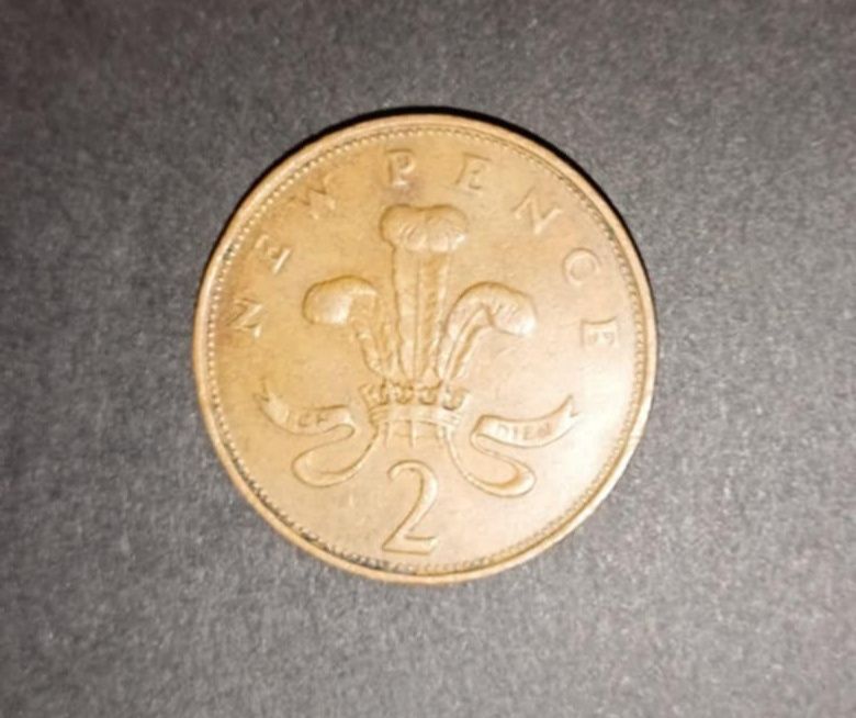 Moneta new pence 2 pence 1971 unikat!!!